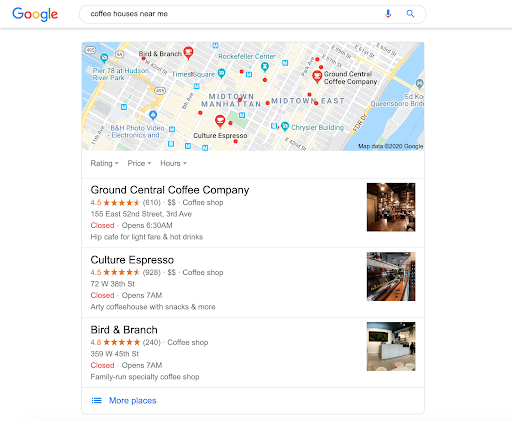 Google my Business Sample Page